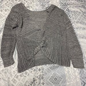 Twist back sweater
